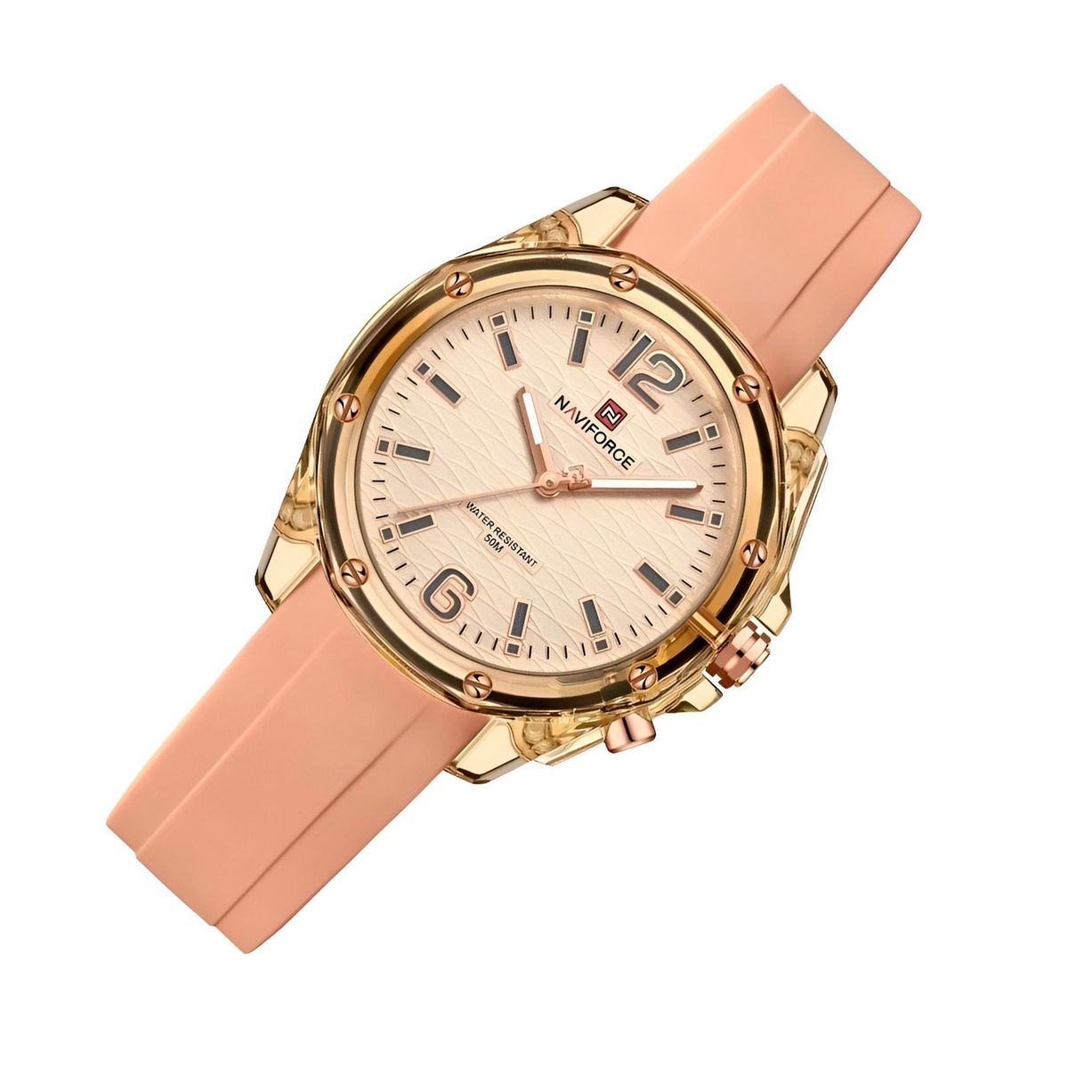 NAVIFORCE - Reloj Naviforce Original Nf6103 Analogo Mujer + Estuche