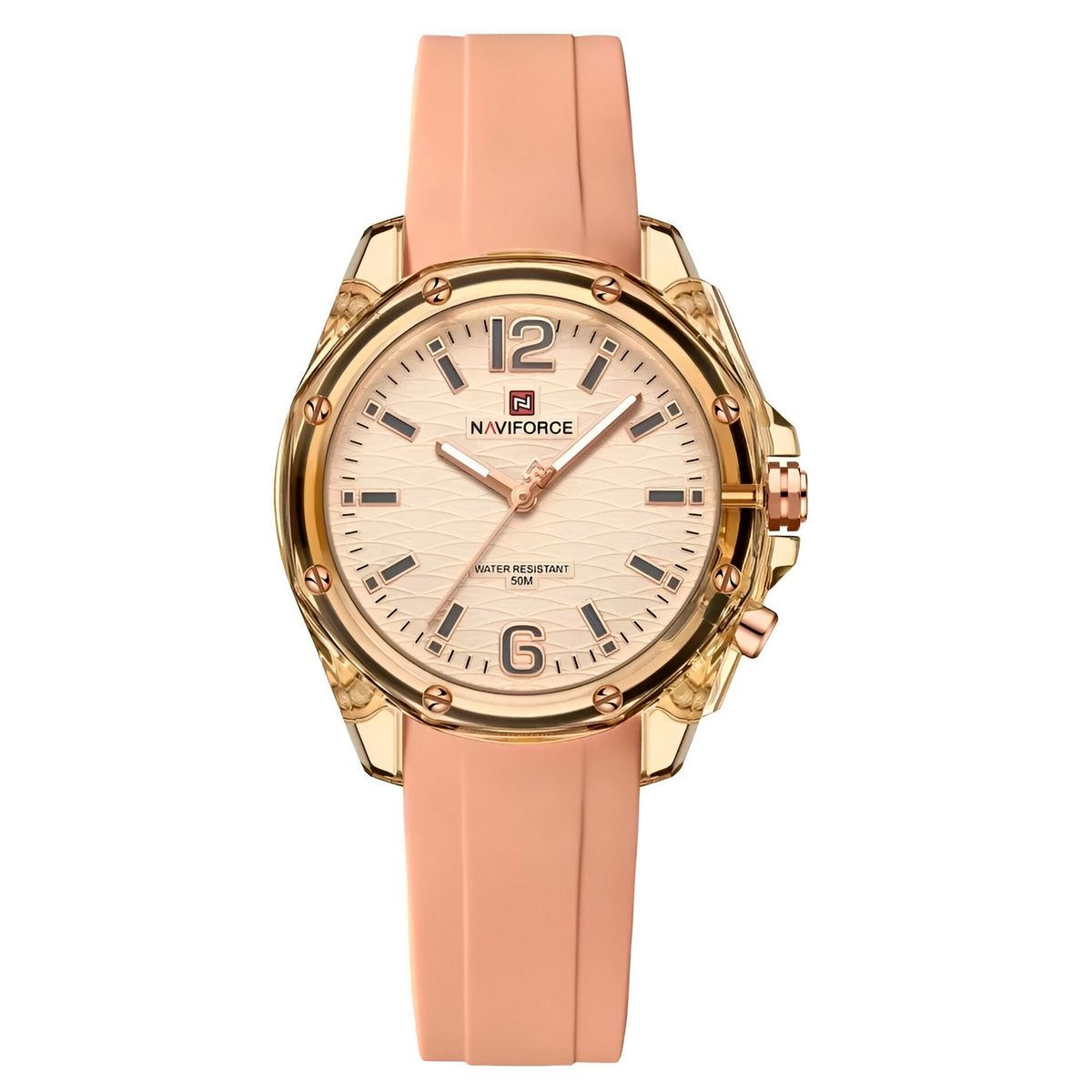 NAVIFORCE - Reloj Naviforce Original Nf6103 Analogo Mujer + Estuche