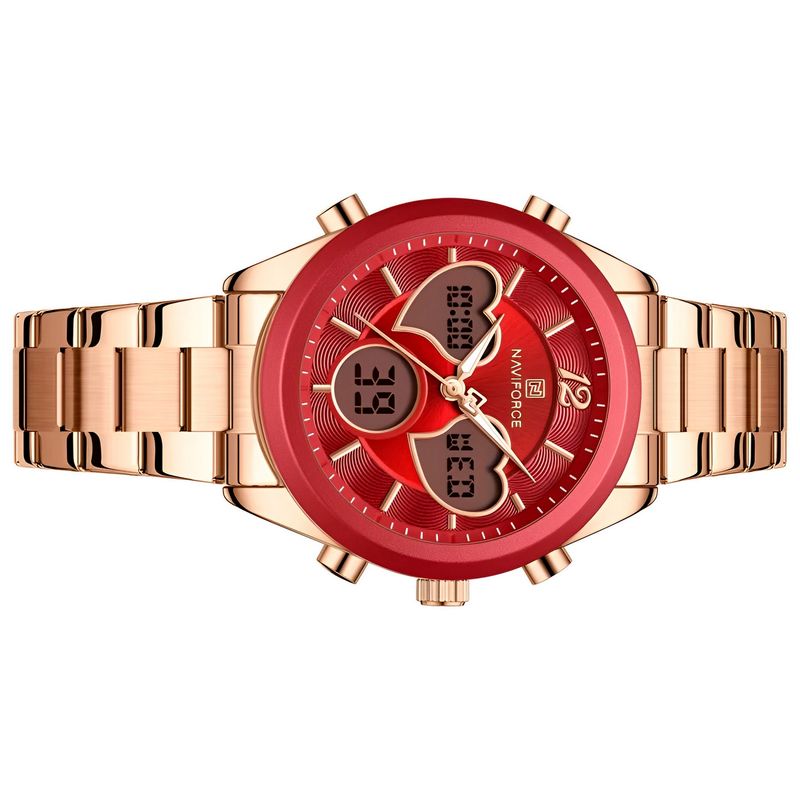 NAVIFORCE - Reloj Naviforce Original Nf5045 Digital Mujer + Estuche