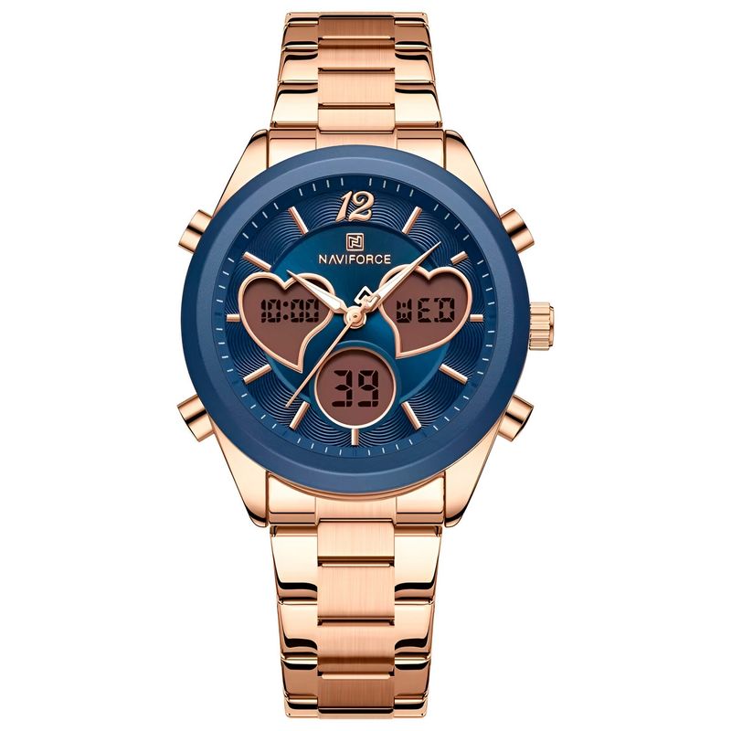 NAVIFORCE - Reloj Naviforce Original Nf5045 Digital Mujer + Estuche