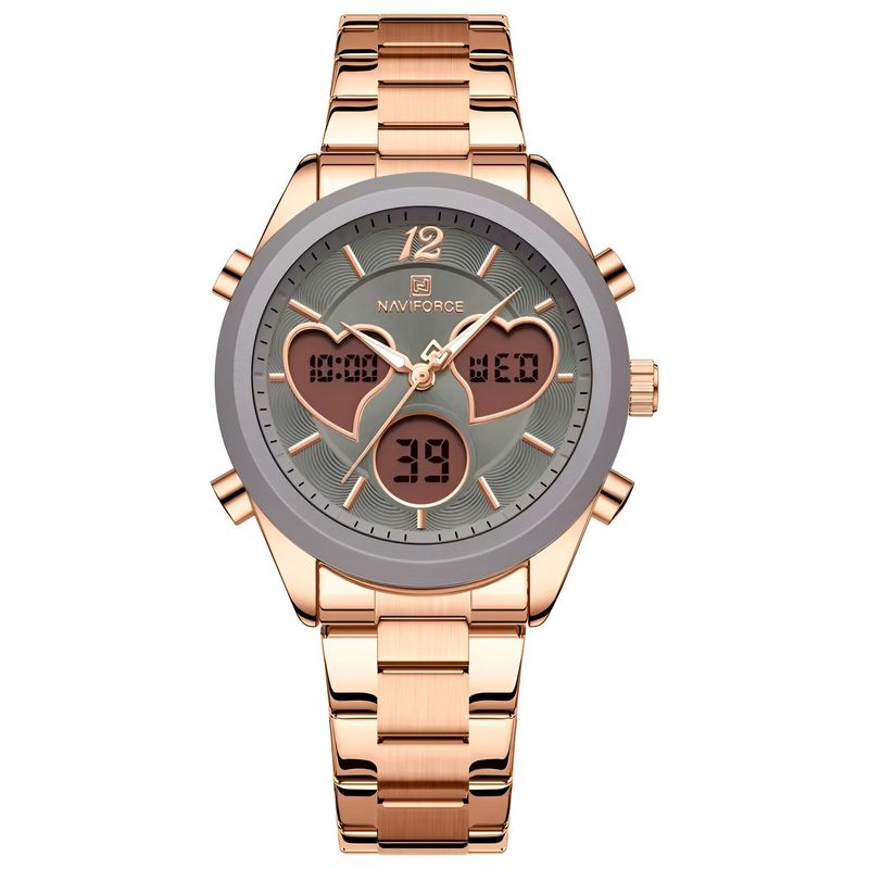 NAVIFORCE - Reloj Naviforce Original Nf5045 Digital Mujer + Estuche