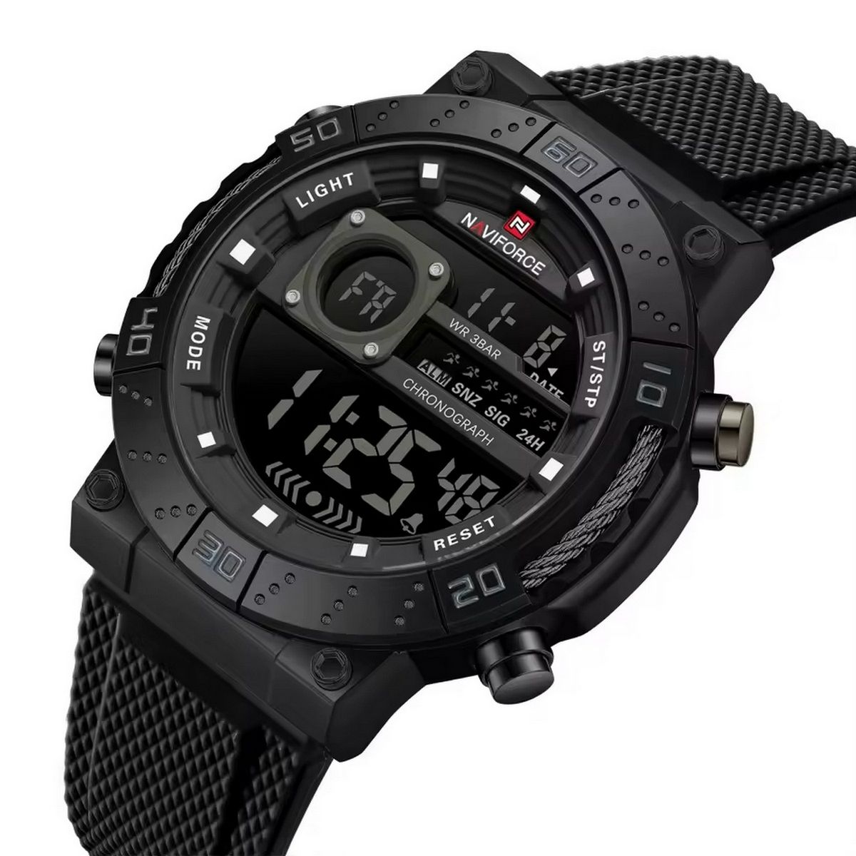 NAVIFORCE - Reloj Naviforce Original Nf9241t Digital Hombre + Estuche