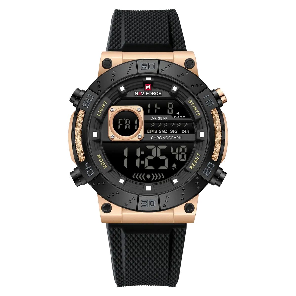 NAVIFORCE - Reloj Naviforce Original Nf9241t Digital Hombre + Estuche