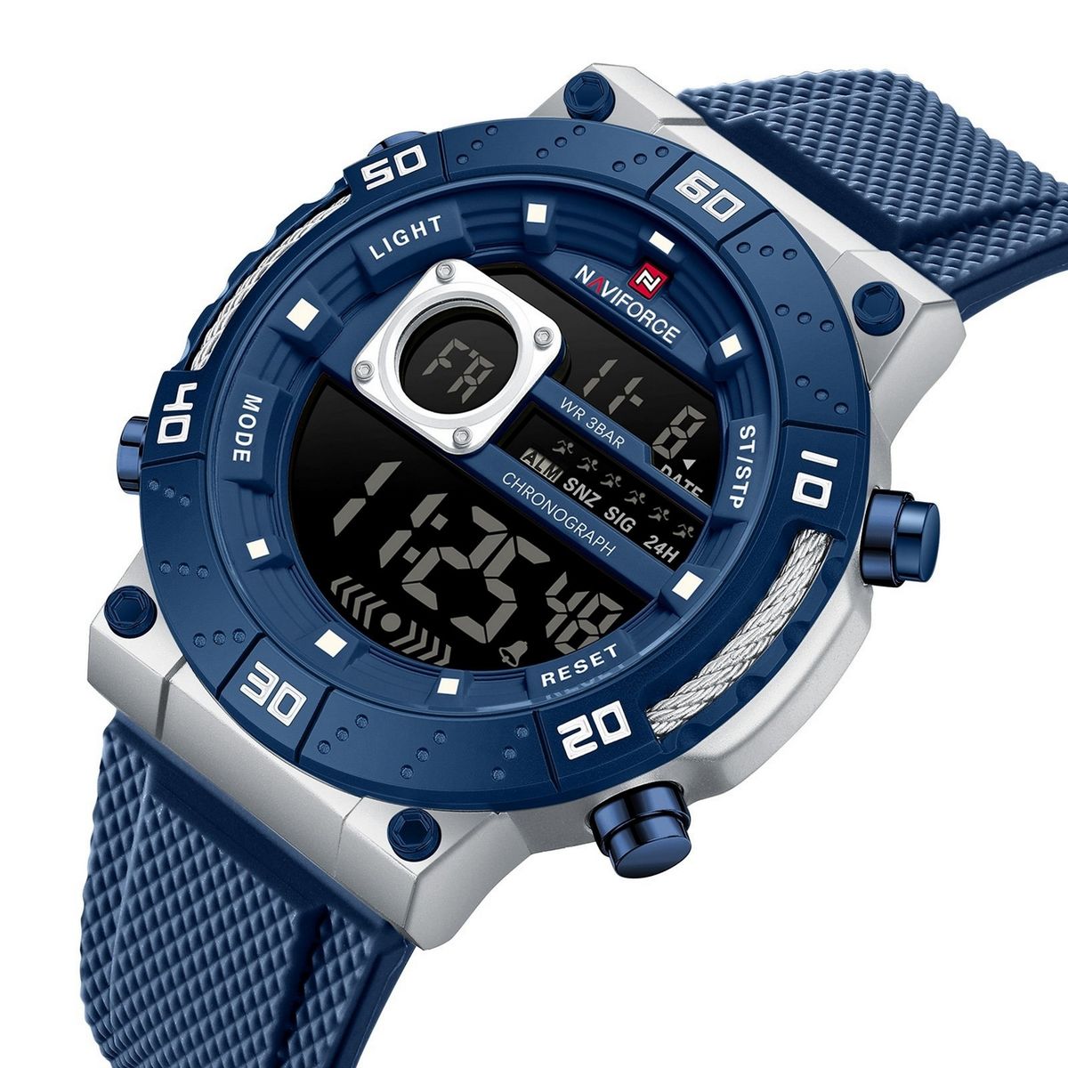 NAVIFORCE - Reloj Naviforce Original Nf9241t Digital Hombre + Estuche