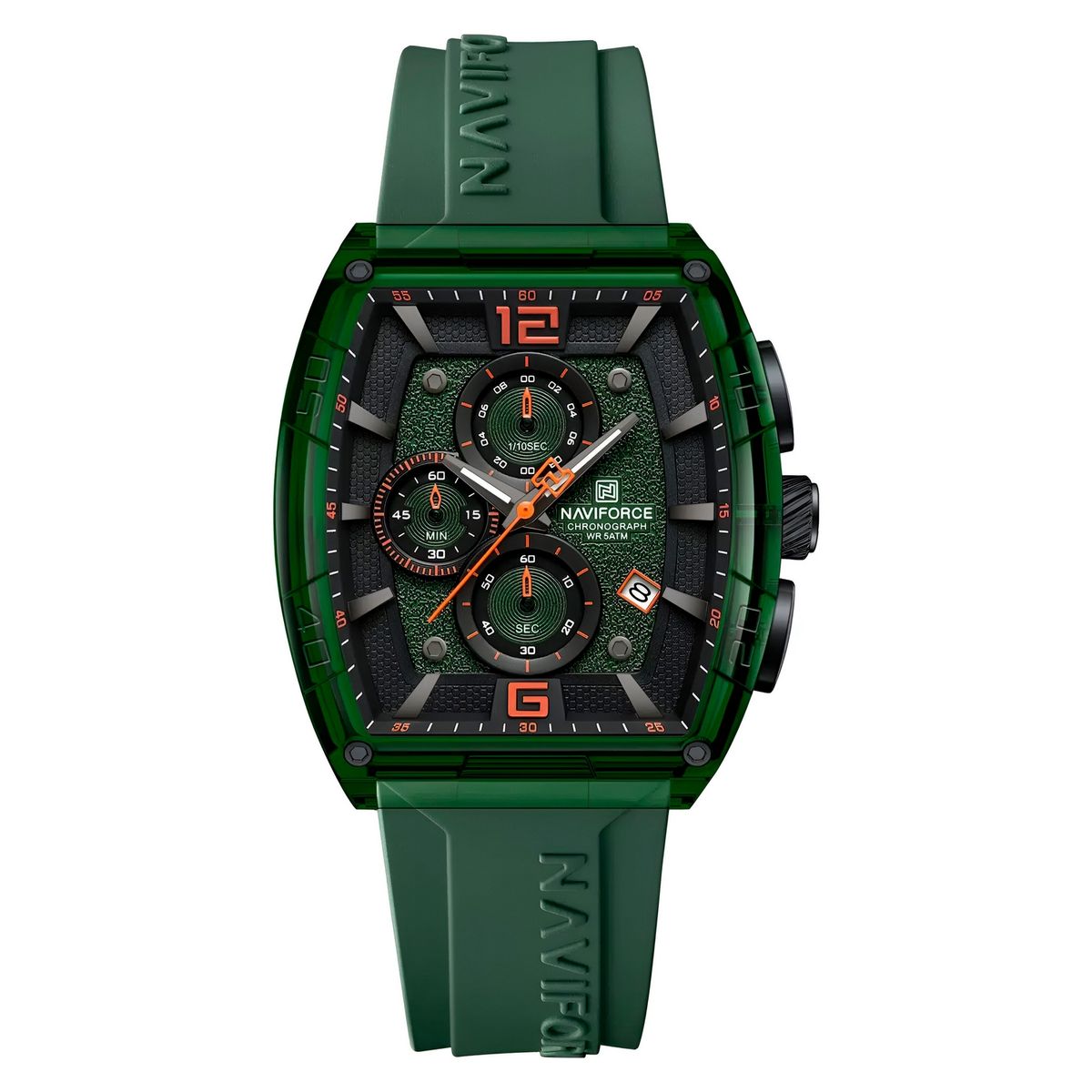 NAVIFORCE - Reloj Naviforce Original Nf6101 Analogo Hombre + Estuche