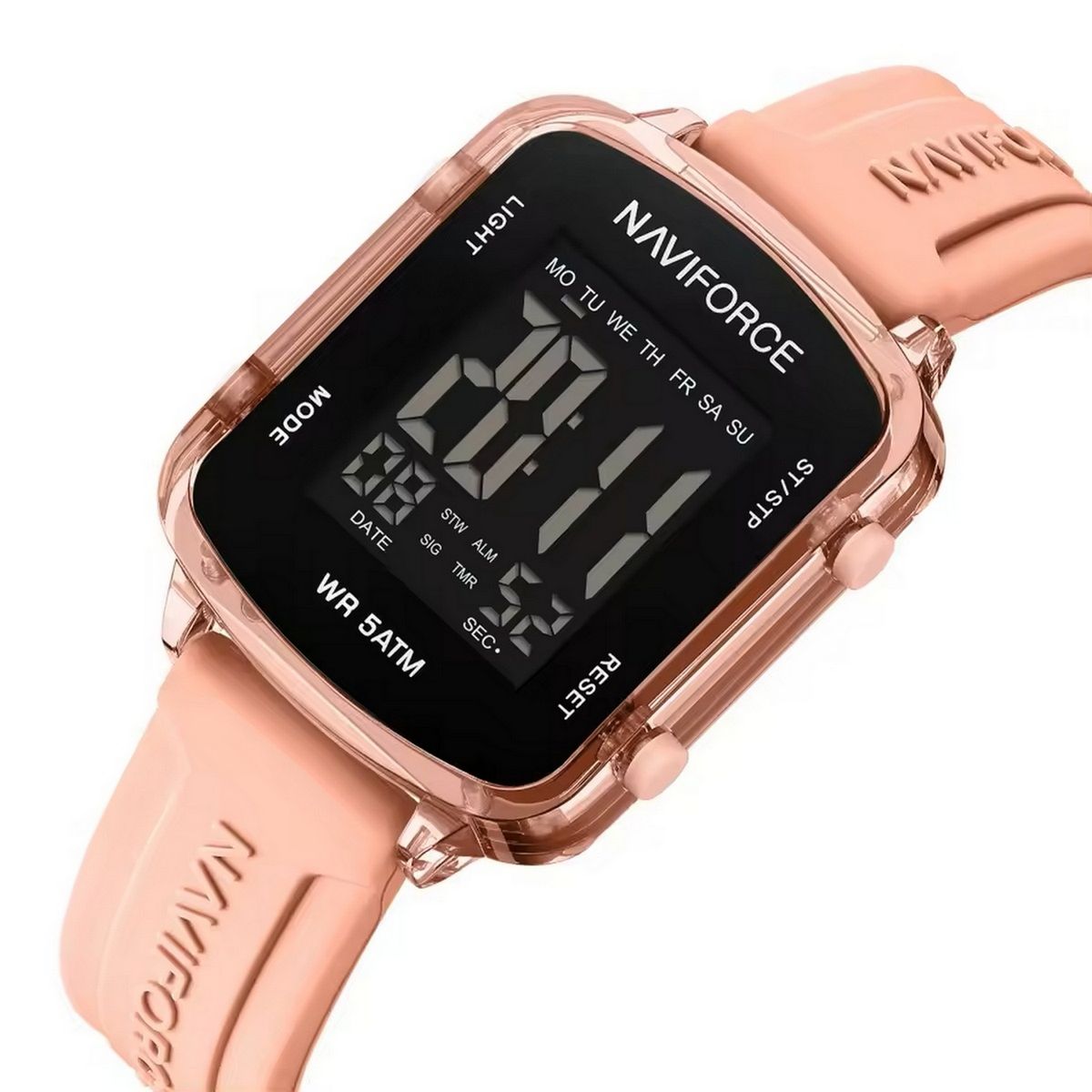 NAVIFORCE - Reloj Naviforce Original Nf7120 Digital Mujer + Estuche