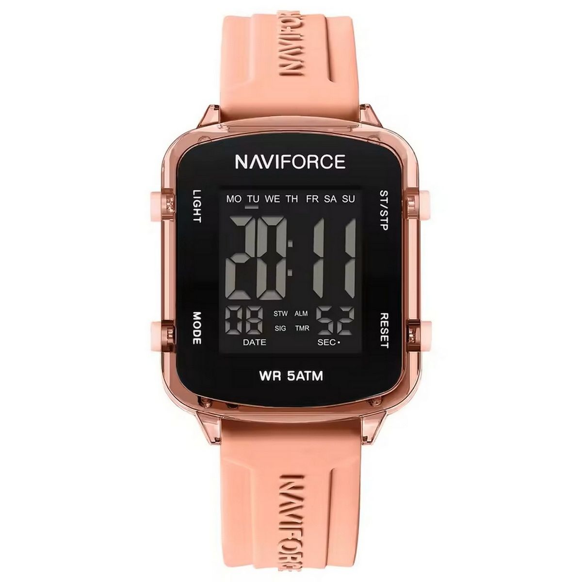 NAVIFORCE - Reloj Naviforce Original Nf7120 Digital Mujer + Estuche