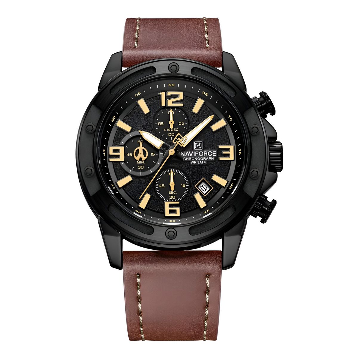 NAVIFORCE - Reloj Naviforce Original Nf8074 Analogo Hombre + Estuche