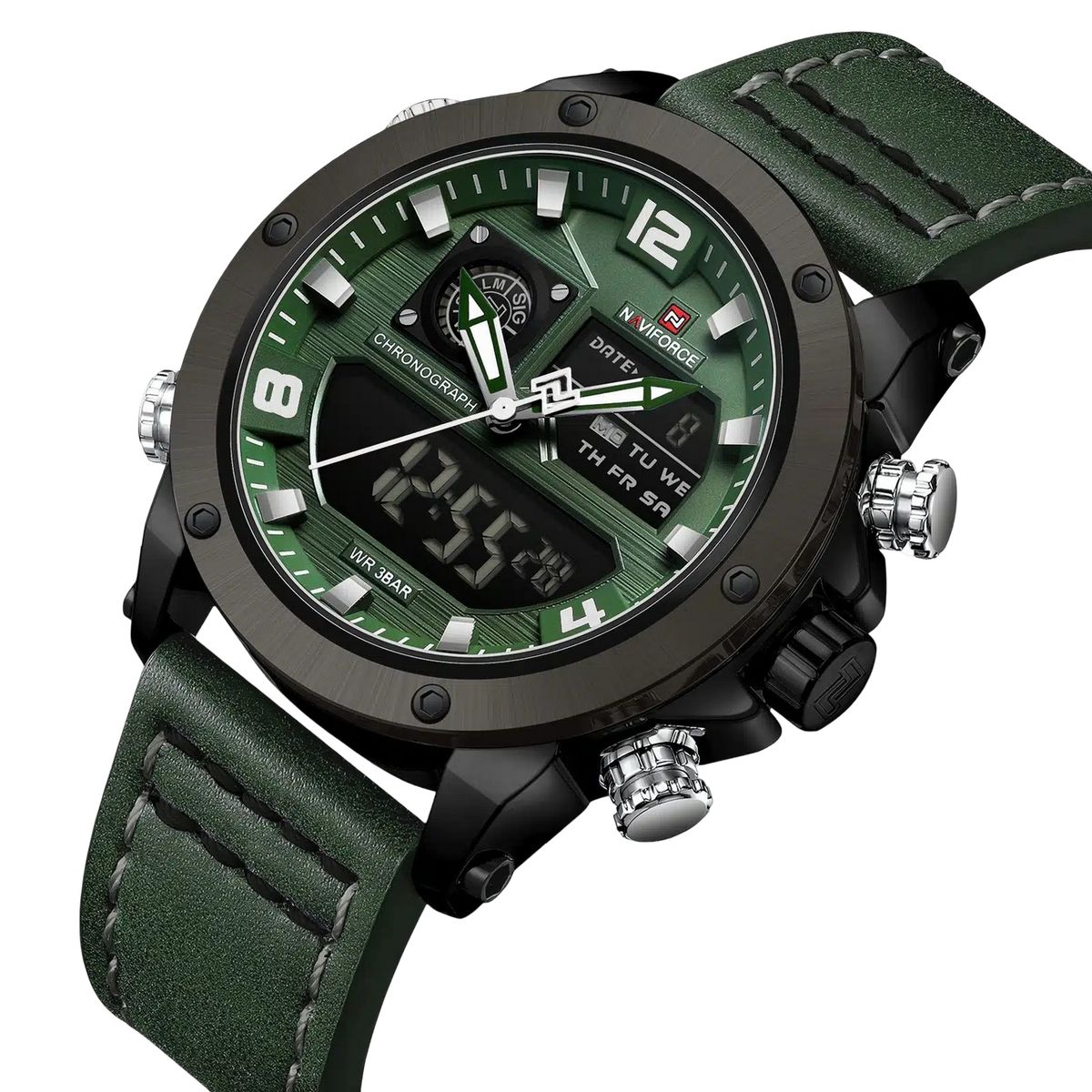 NAVIFORCE - Reloj Naviforce Original Nf9236 Digital Hombre + Estuche