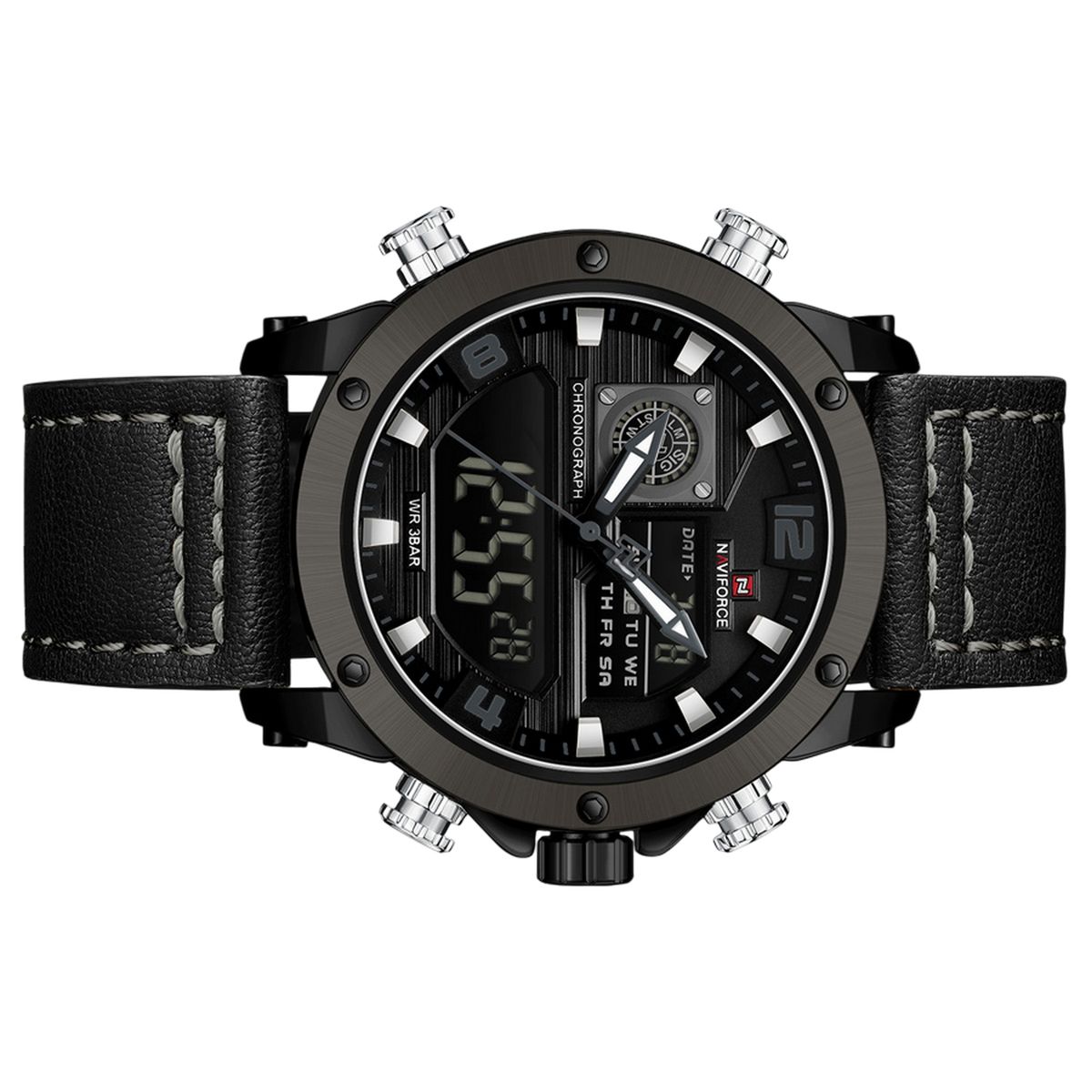NAVIFORCE - Reloj Naviforce Original Nf9236 Digital Hombre + Estuche
