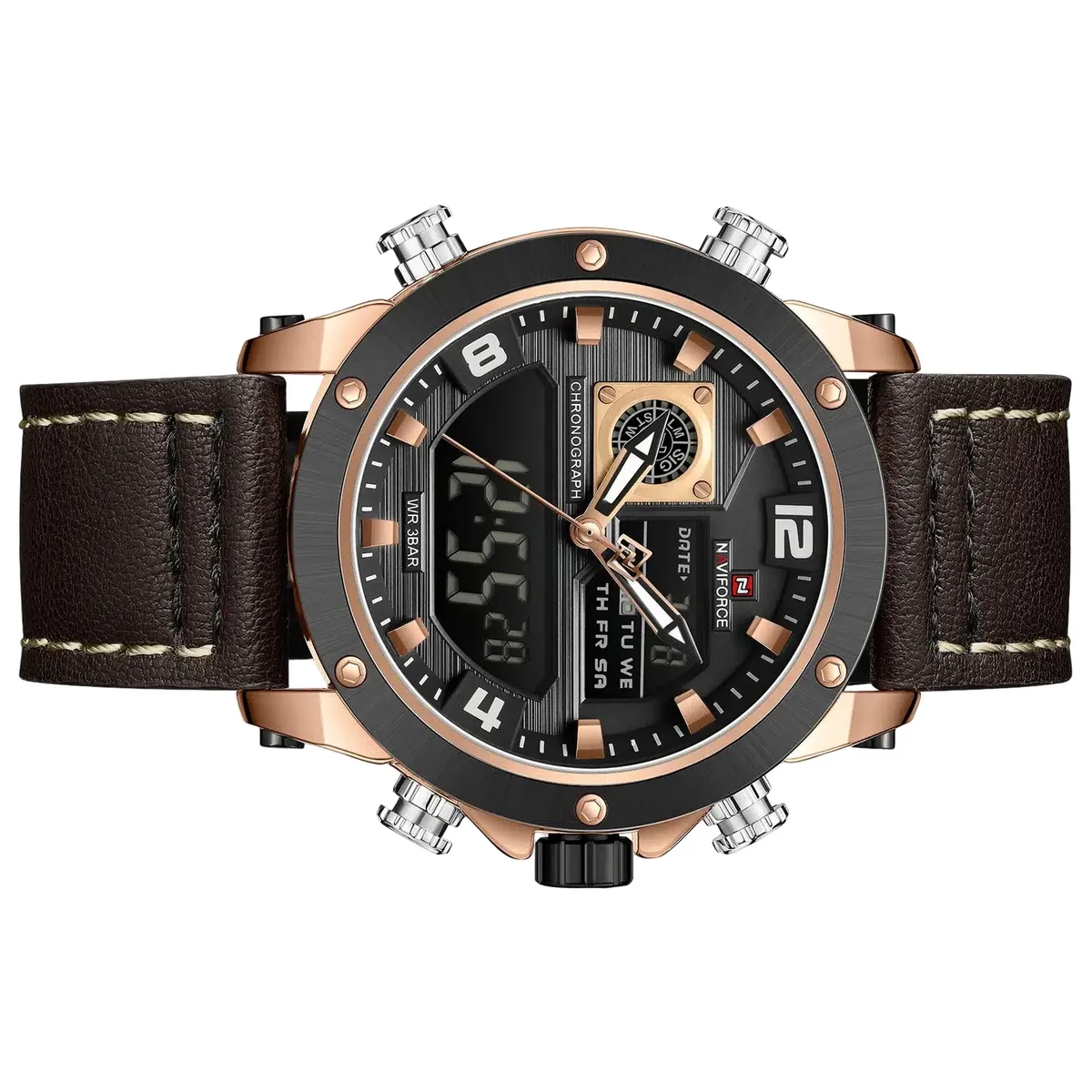 NAVIFORCE - Reloj Naviforce Original Nf9236 Digital Hombre + Estuche