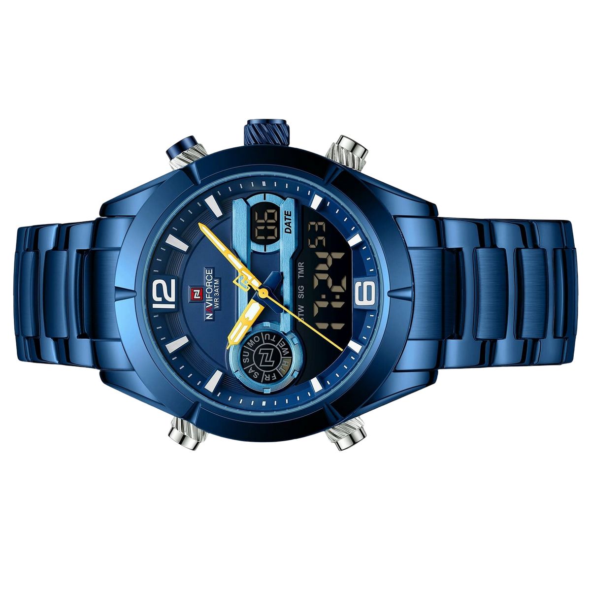 NAVIFORCE - Reloj Naviforce Original Nf9232 Digital Hombre + Estuche