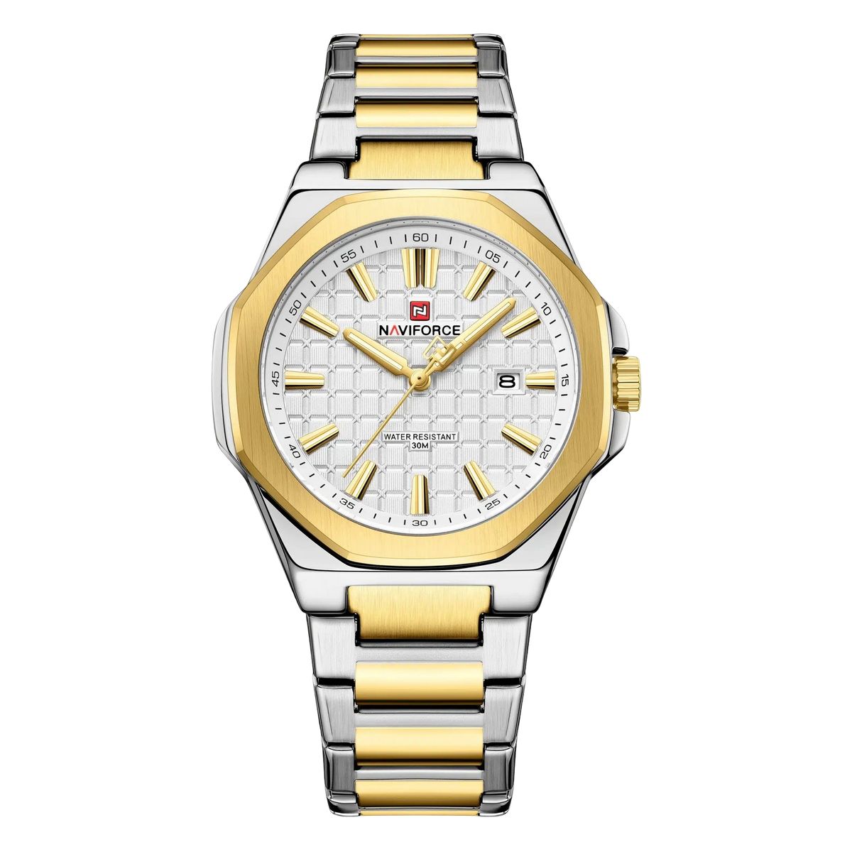 NAVIFORCE - Reloj Naviforce Original Nf9258 Analogo Hombre + Estuche