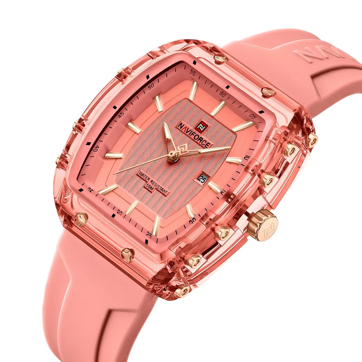 NAVIFORCE - Reloj Naviforce Original Nf7124 Analogo Mujer + Estuche