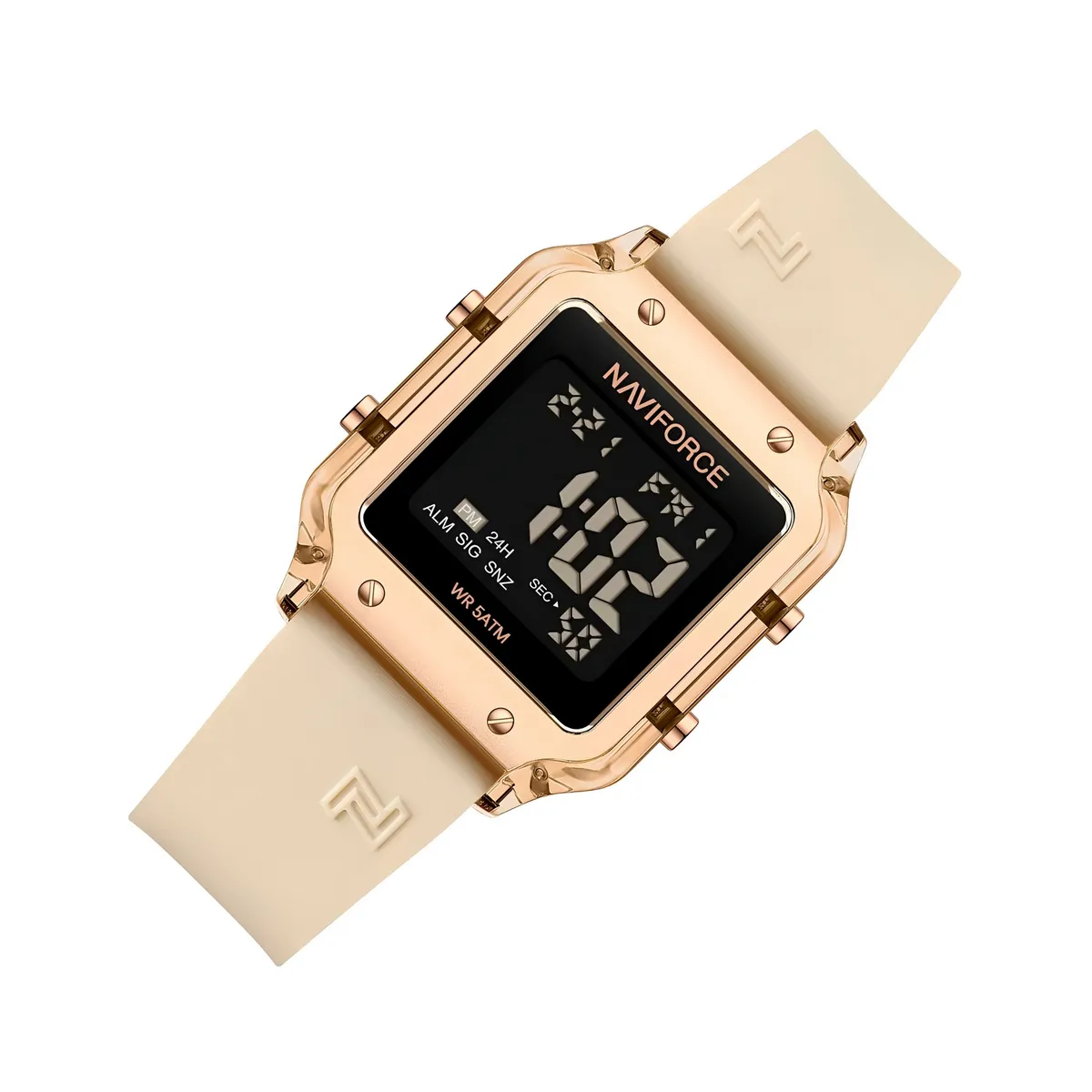 NAVIFORCE - Reloj Naviforce Original Nf6105 Digital Mujer + Estuche