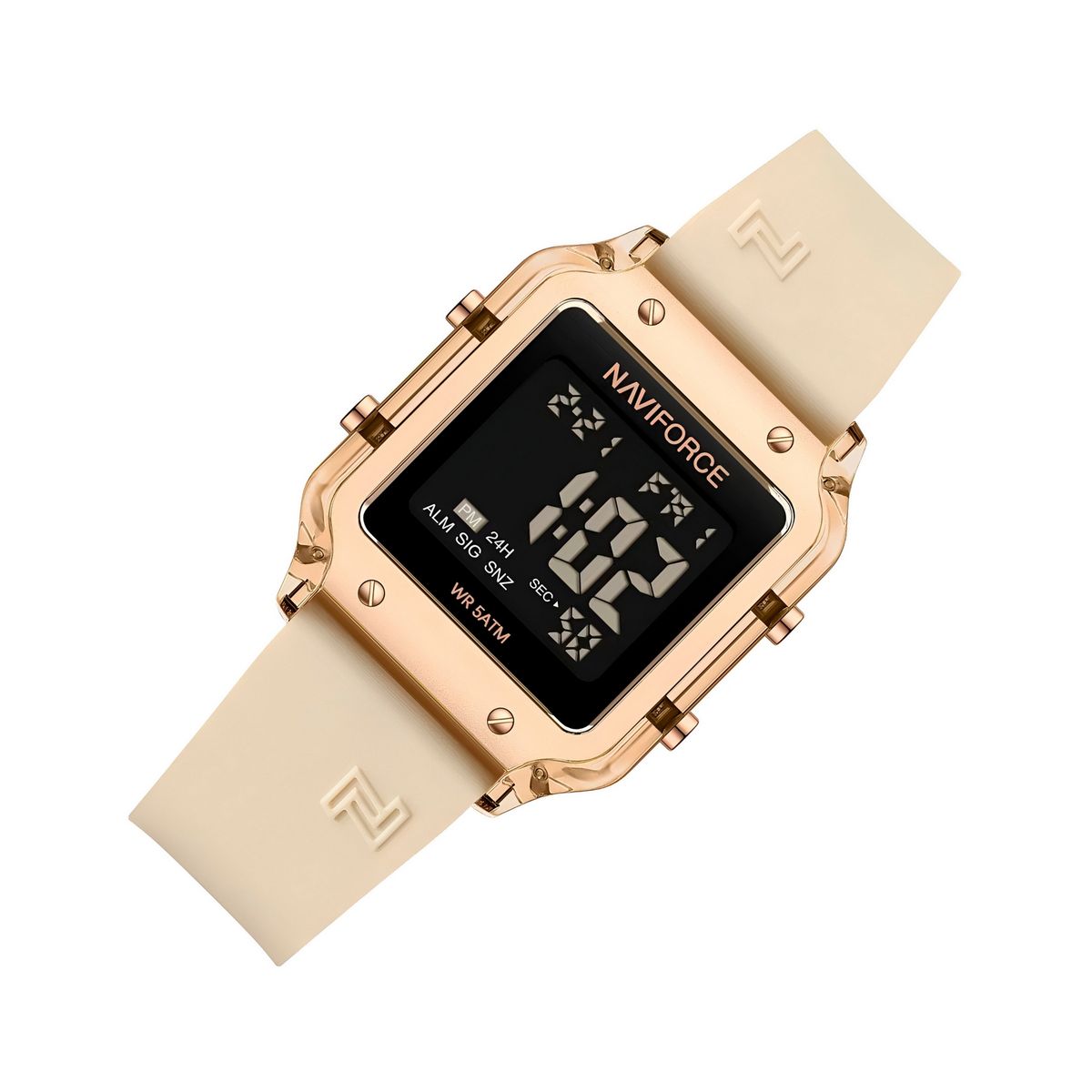 NAVIFORCE - Reloj Naviforce Original Nf6105 Digital Mujer + Estuche