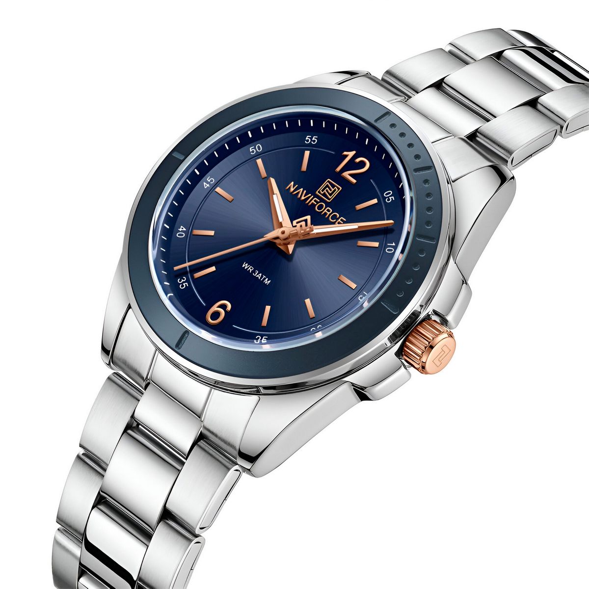 NAVIFORCE - Reloj Naviforce Original Nf5062 Analogo Mujer + Estuche