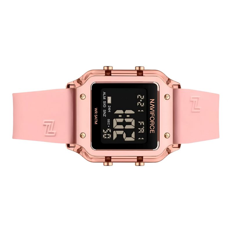 NAVIFORCE - Reloj Naviforce Original Nf6105 Digital Mujer + Estuche