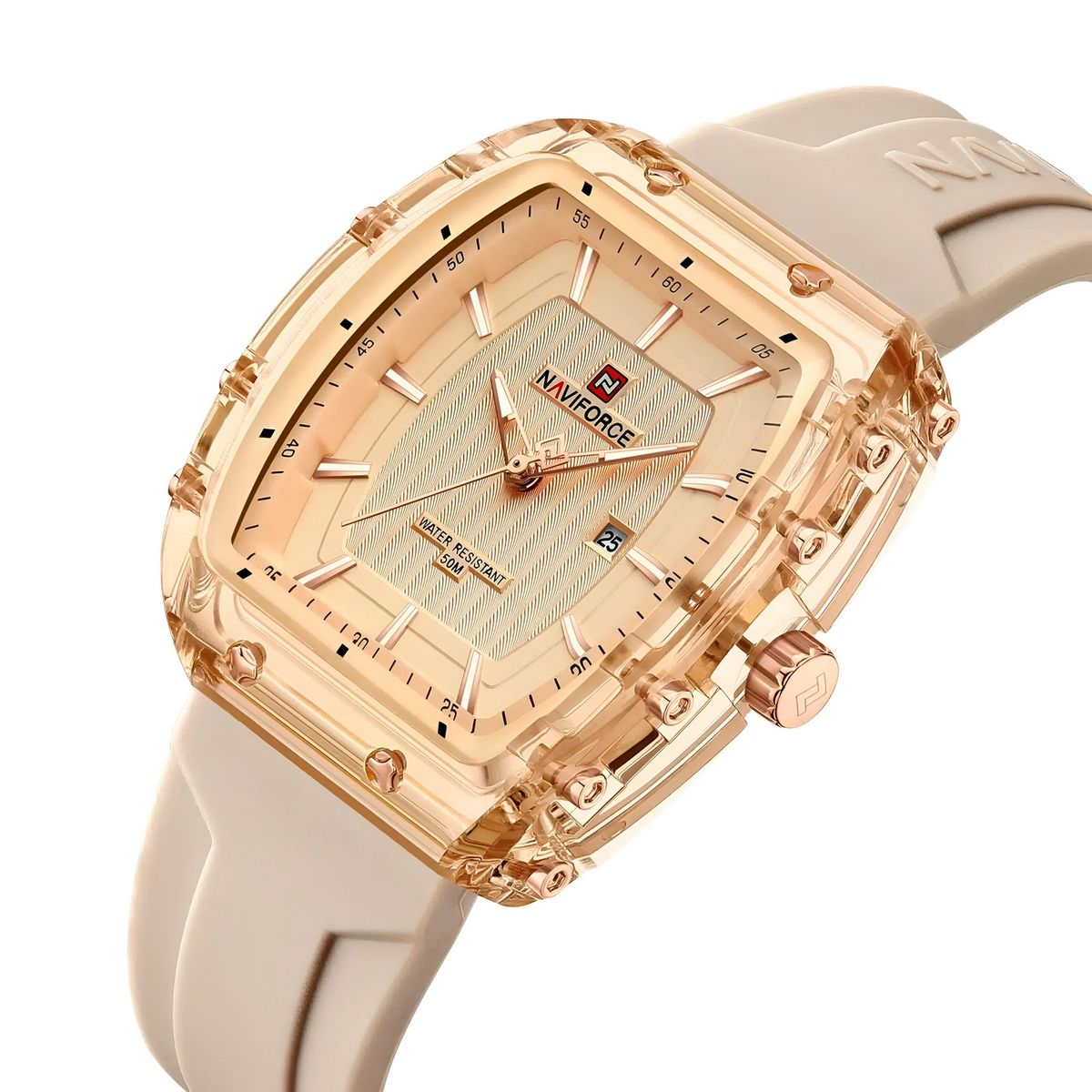 NAVIFORCE - Reloj Naviforce Original Nf7124 Analogo Mujer + Estuche