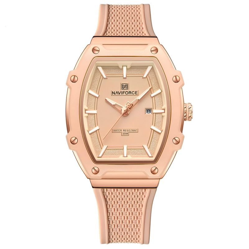 NAVIFORCE - Reloj Naviforce Original Nf8069 Analogo Mujer + Estuche