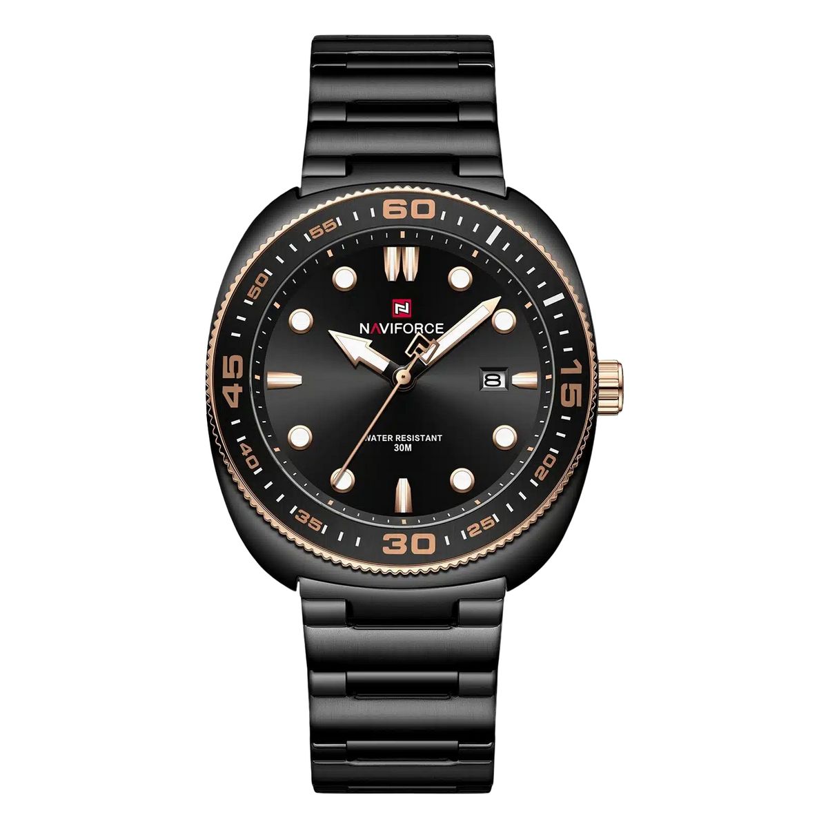 NAVIFORCE - Reloj Naviforce Original Nf9250 Analogo Hombre + Estuche