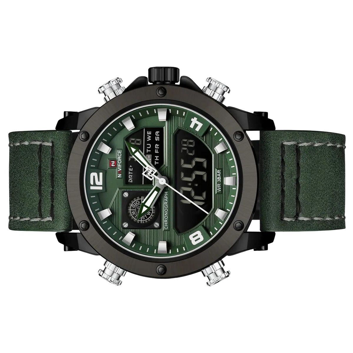 NAVIFORCE - Reloj Naviforce Original Nf9236 Digital Hombre + Estuche