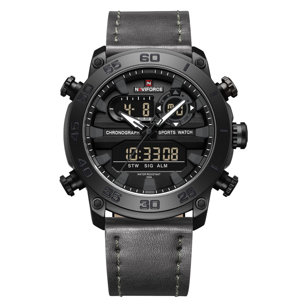 NAVIFORCE - Reloj Naviforce Original Nf9235 Analogo Hombre + Estuche