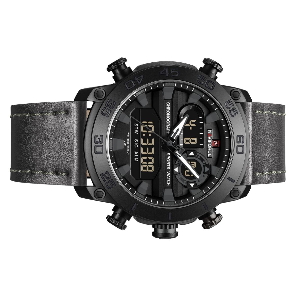 NAVIFORCE - Reloj Naviforce Original Nf9235 Analogo Hombre + Estuche