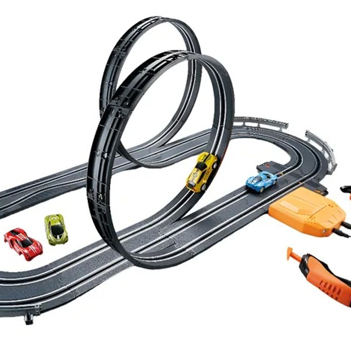 KIDSHOP - Pista Eléctrica Carros Incluye Carros Negro PC-3713