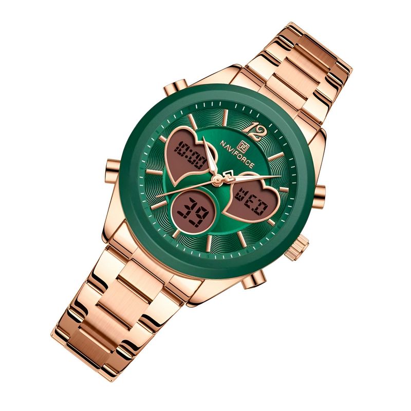 NAVIFORCE - Reloj Naviforce Original Nf5045 Digital Mujer + Estuche
