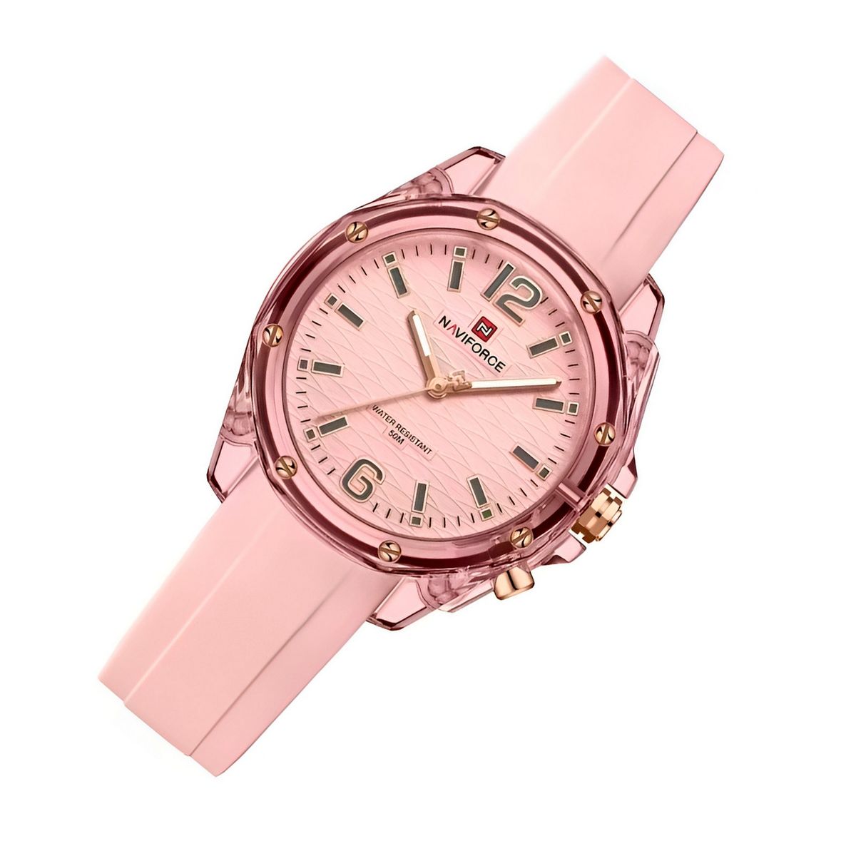 NAVIFORCE - Reloj Naviforce Original Nf6103 Analogo Mujer + Estuche