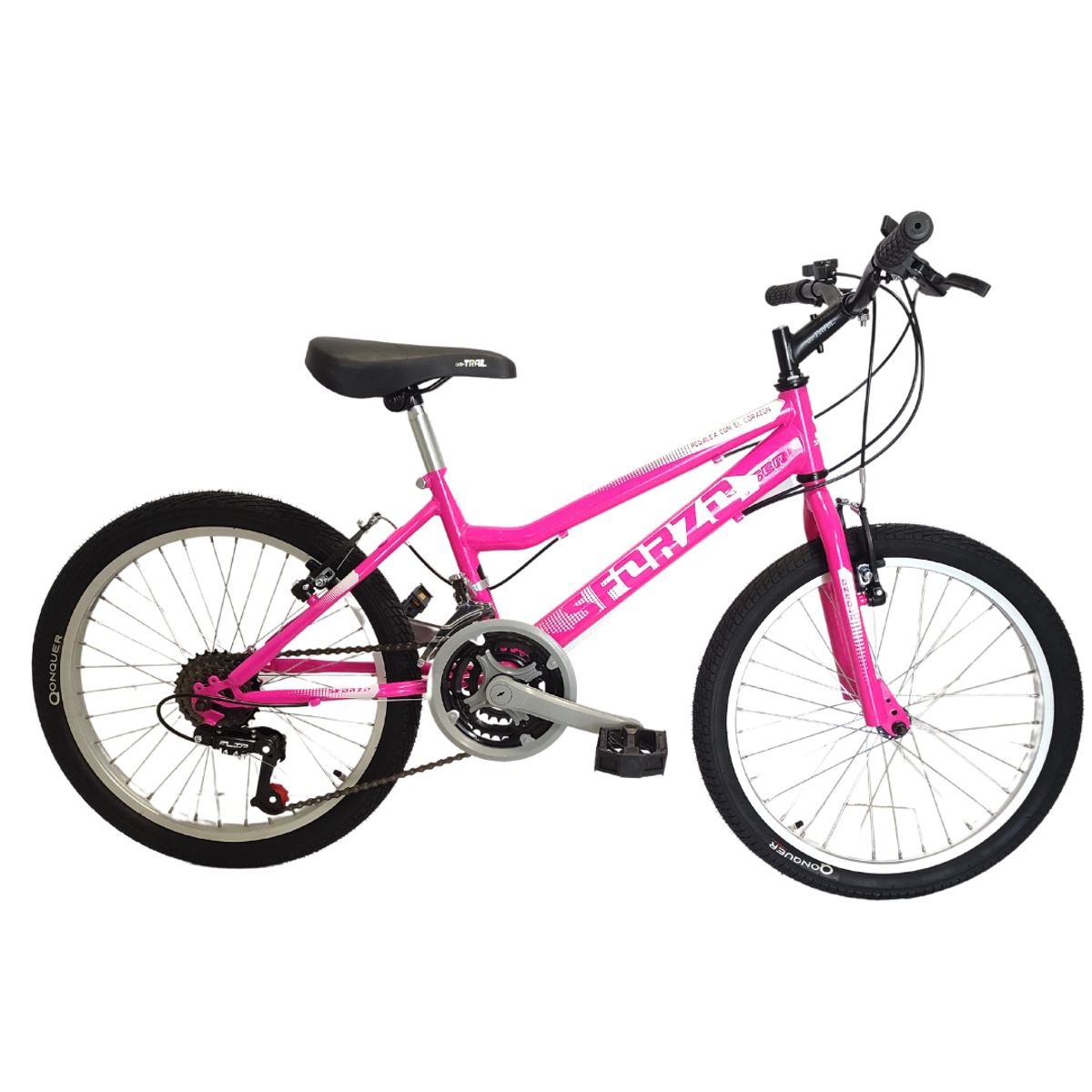 SFORZO - Bicicleta Infantil Rin 20 En Aluminio 18 Cambios