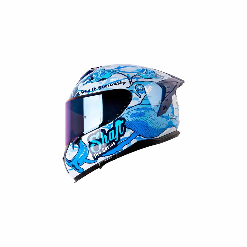 SHAFT PRO - CASCO INT SHAFT PRO 610 EVO BLUER PLANET CERT ECE 22-06