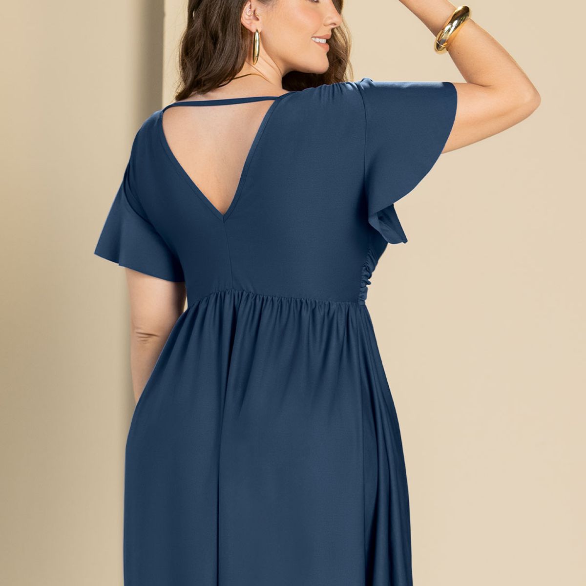 MARKETING PERSONAL - Vestido Corto Mujer Azul Profundo Mp 112274