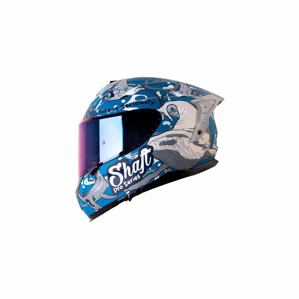 SHAFT PRO - CASCO INT SHAFT PRO 610 EVO BLUER PLANET AZ OS CERT ECE 22-06