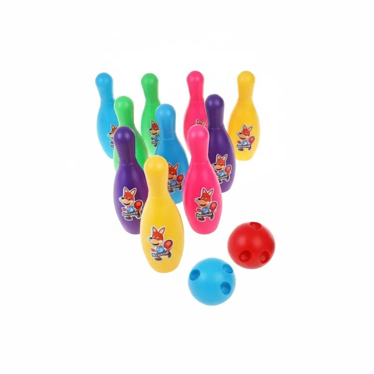 KIDSHOP - Set Juego De Bolos Colores J-9156