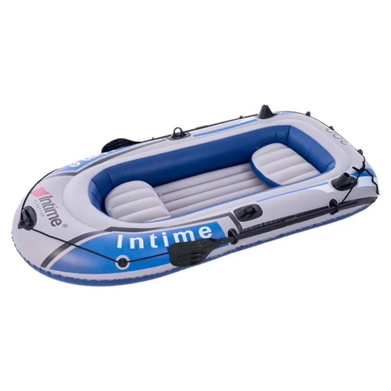 GENERICO - Bote Inflable Canotaje + Inflador + Remos 3 Personas Lancha