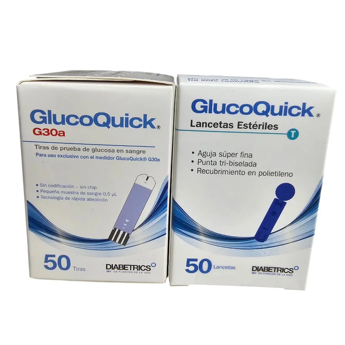 GLUCOQUICK - TIRA GLUCOQUICK G30 CAJA X 50