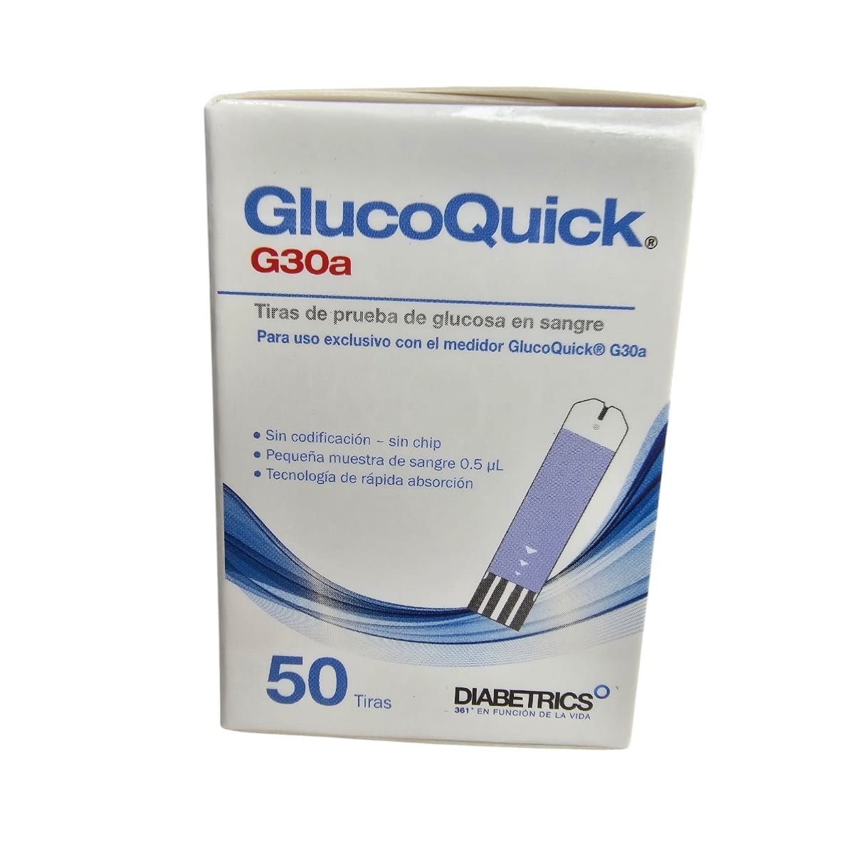 GLUCOQUICK - TIRA GLUCOQUICK G30 CAJA X 50