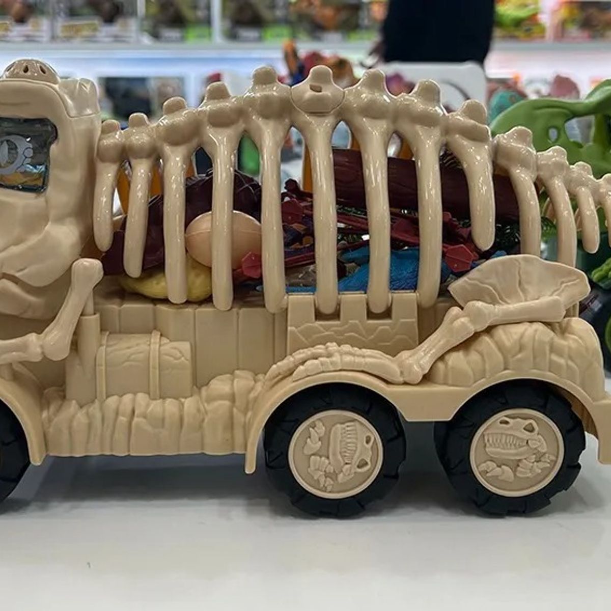 KIDSHOP - Camion De Juguete Dinosaurio Con Luz Y Sonidos ZK002-VD