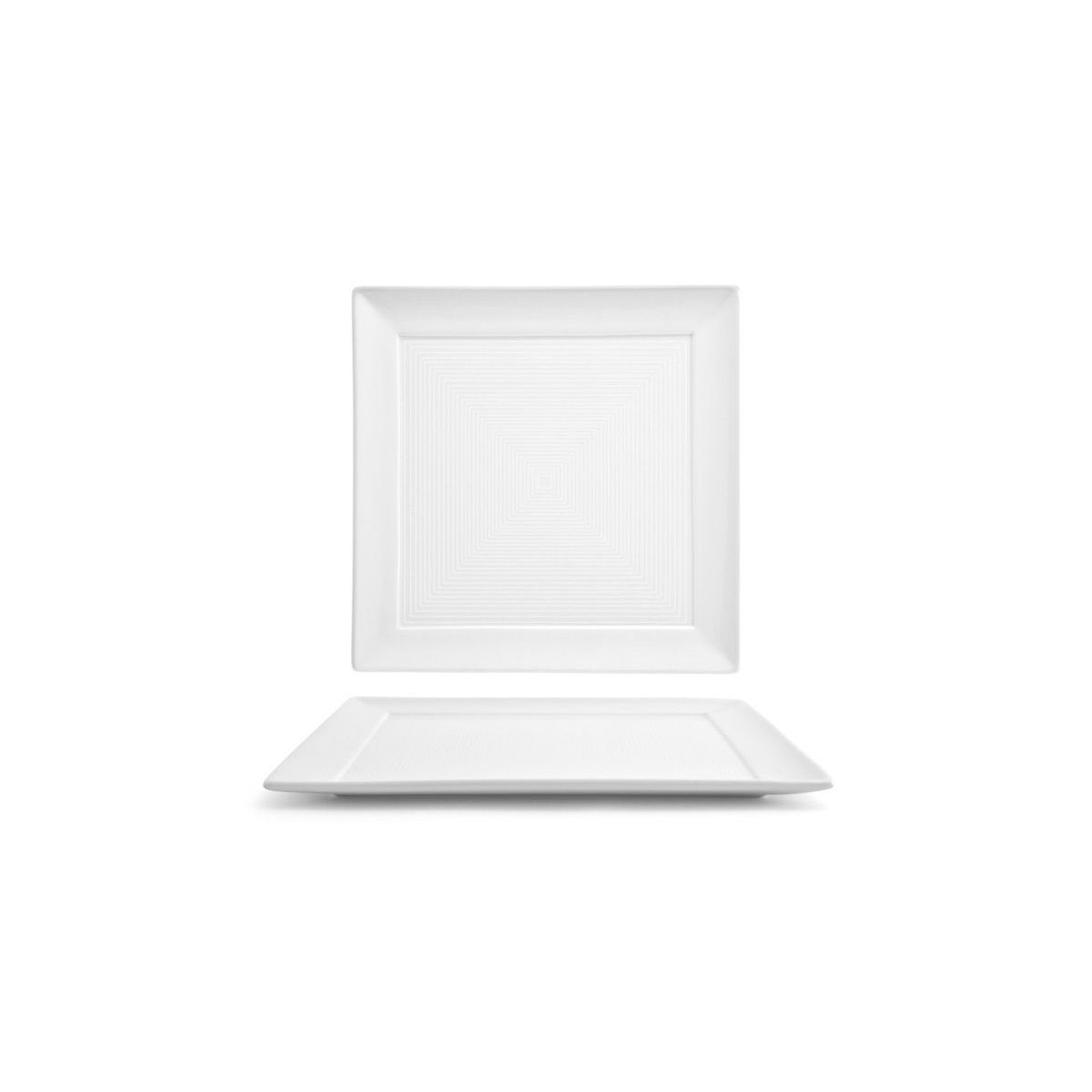 FOH - Plato Cuadrado Spiral® 10 Pack de 6 Piezas - Modelo 12345