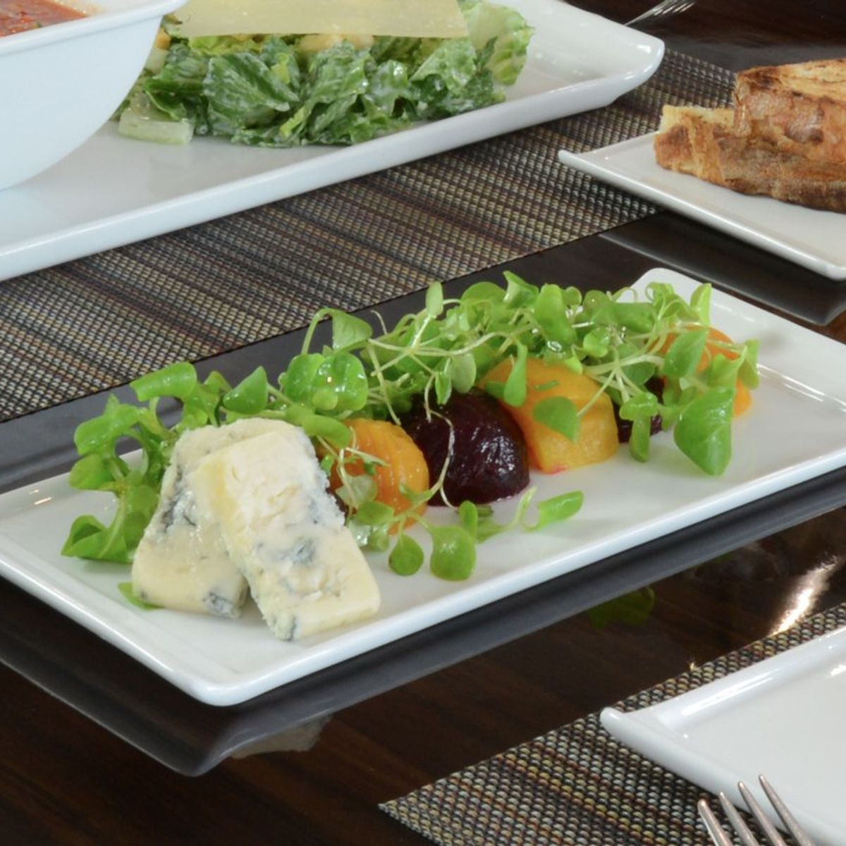 FOH - Plato Nouvelle 8 x 4 Pack de 12 piezas - Ideal para servir