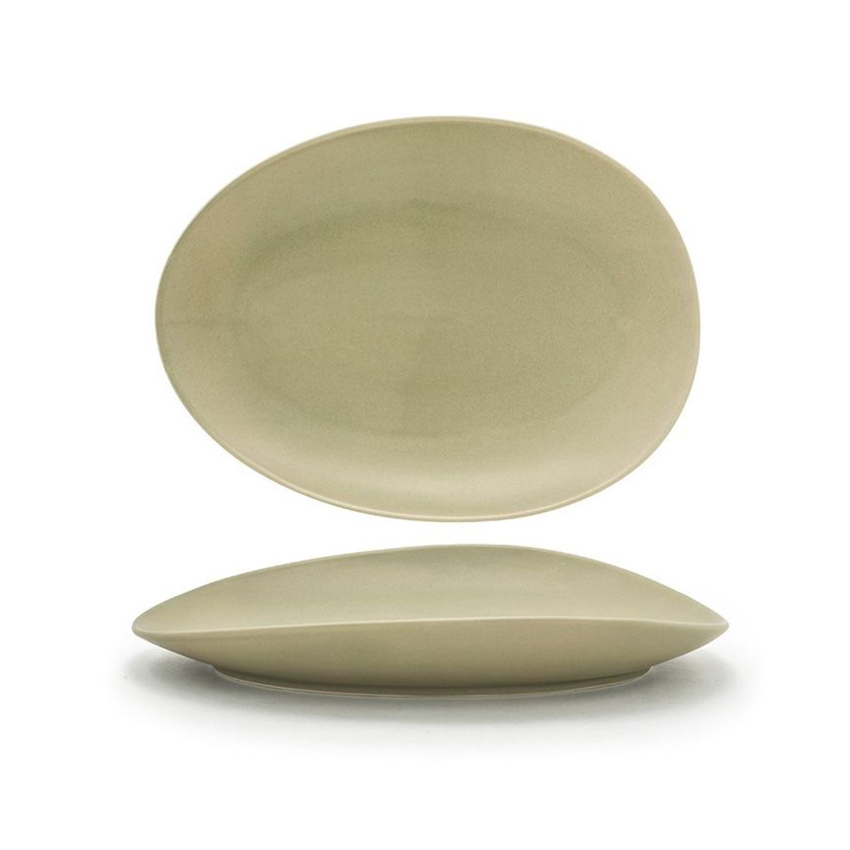 FOH - Plato Oval Tides® 12 - Pack de 2 piezas referencia Sea Grass