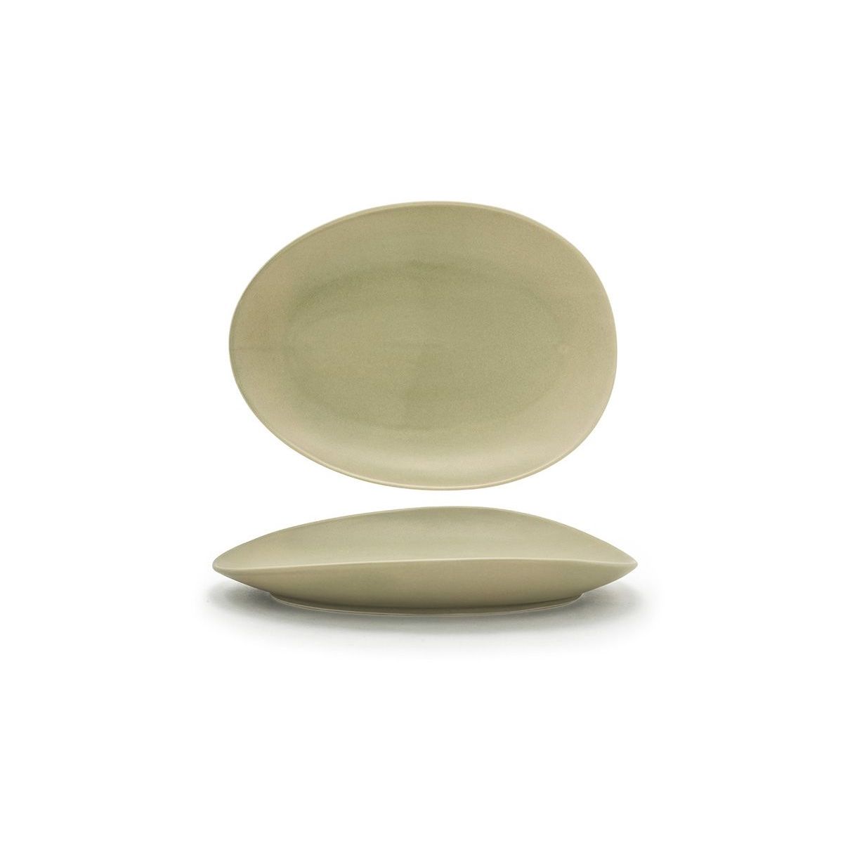 FOH - Plato Oval Tides® 12 - Pack de 2 piezas referencia Sea Grass