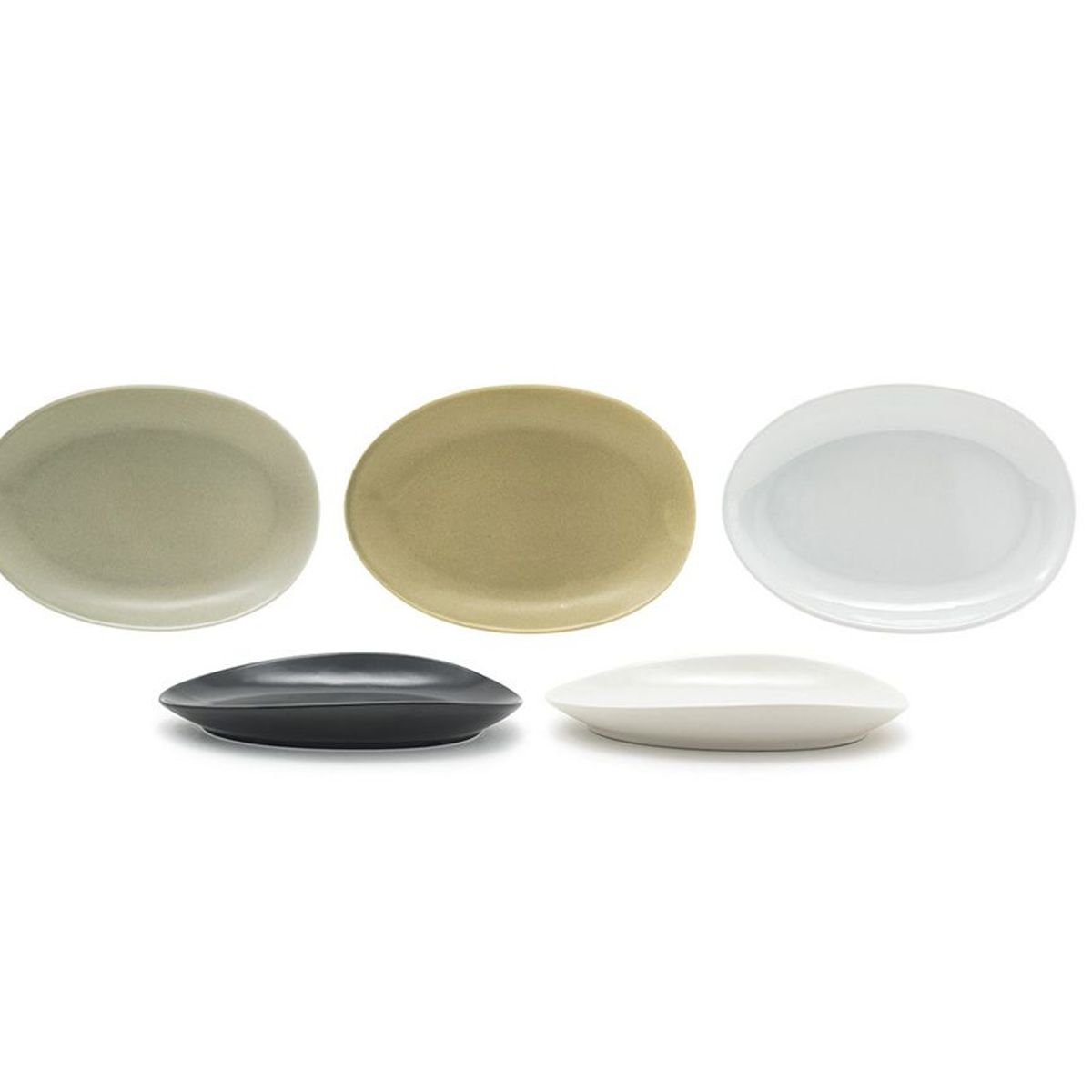 FOH - Plato Oval Tides® 8 Escallop Paquete x 6 piezas