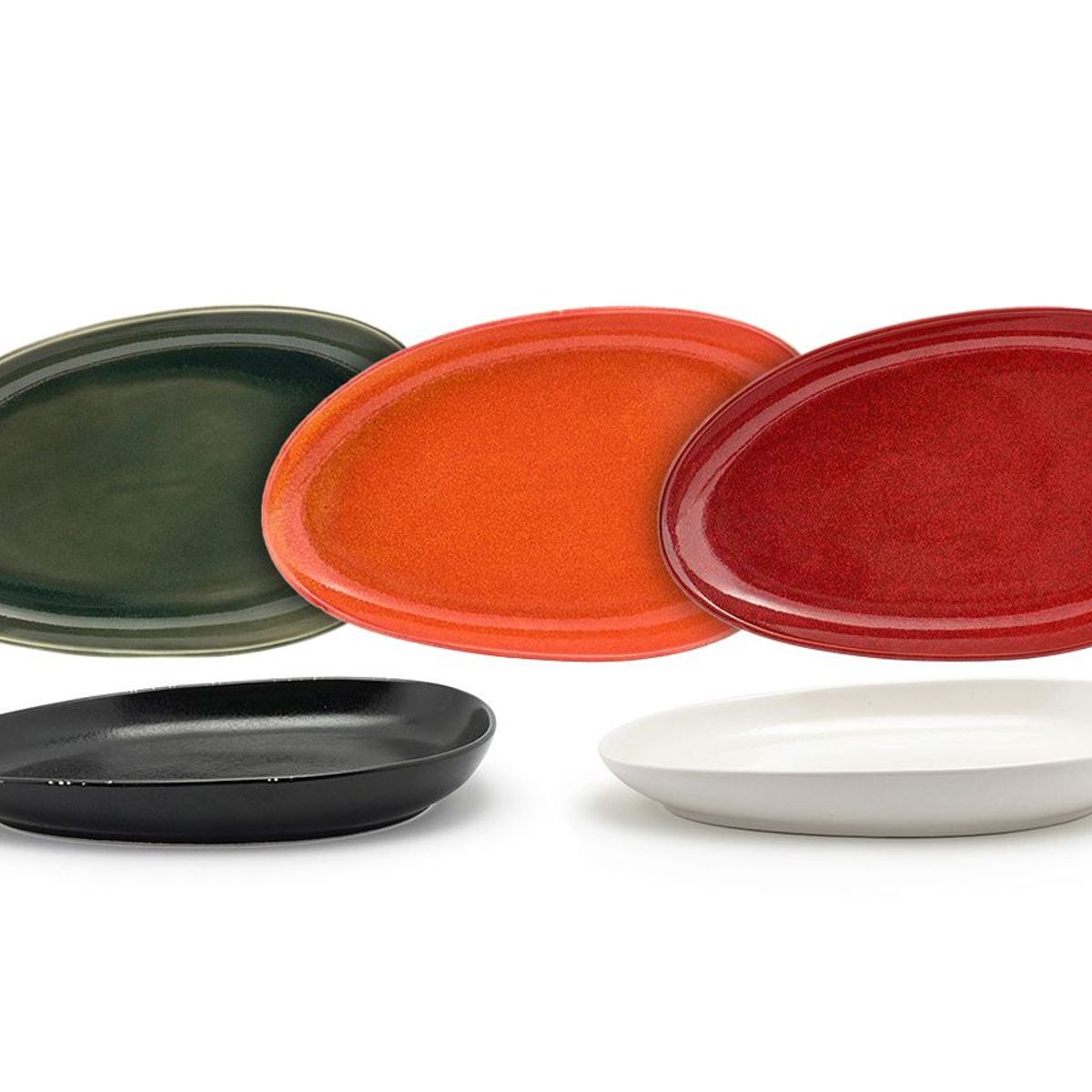 FOH - Plato Ovalado Kiln® 11 - Paquete de 6 piezas - Leek