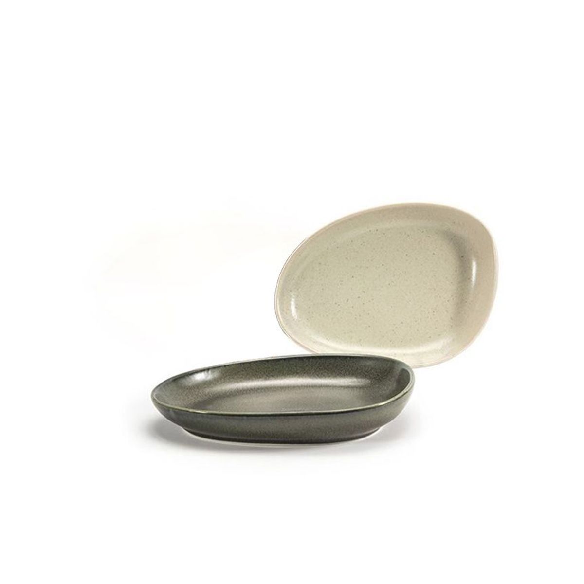 FOH - Plato Ovalado Kiln® 8 - Set de 12 piezas modelo Mushroom