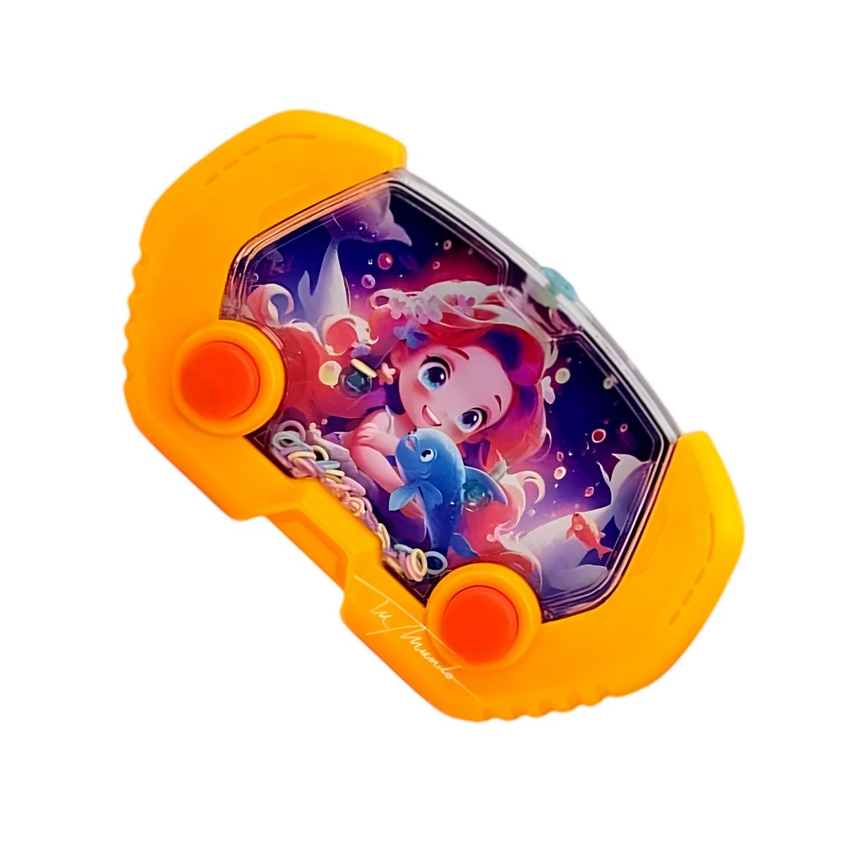 GENERICO - Juguete Anillos Diseño Atari De Agua Sirena Mundo Marino X 4