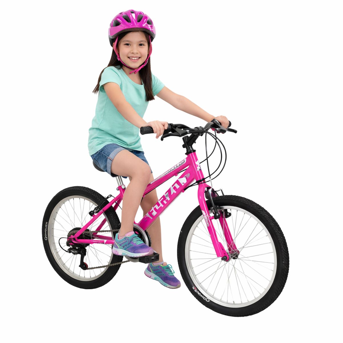 SFORZO - Bicicleta Infantil Rin 20 En Aluminio 18 Cambios