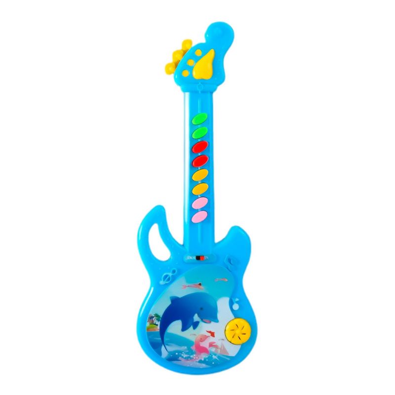 GENERICO - Guitarra Ballena Juguete Interactivo Sonidos + Bateria